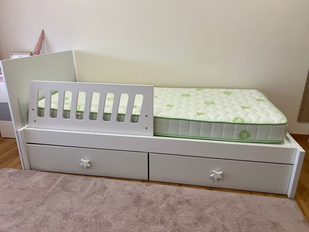 Cama convertivel Alondra Sero Bubble Grey
