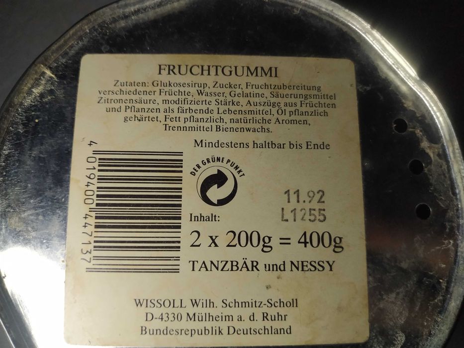Банки металеві від цукерок 90-ті рр порожні