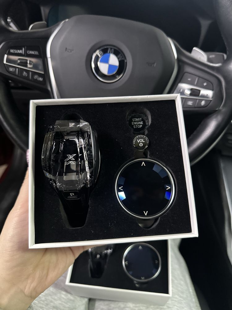 Хрустальний селектор АКПП з кнопками на BMW X5 G05 X6 G06 X7 G07 G20