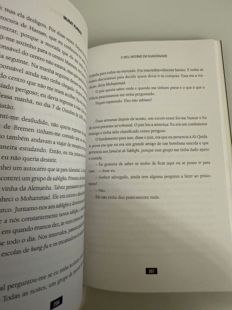 Livro O Meu Inferno em Guantánamo Murat Kurnaz