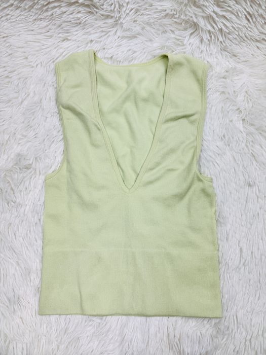 Biustonosz sportowy top XS/S 34/36 limonkowy Primark