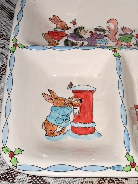 Patera na przekąski z motywem Piotruś Królik