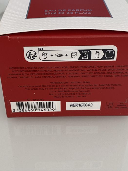 KARL LAGERFELD Rouge Woda oerfumowana  85ML DLA KOBIET