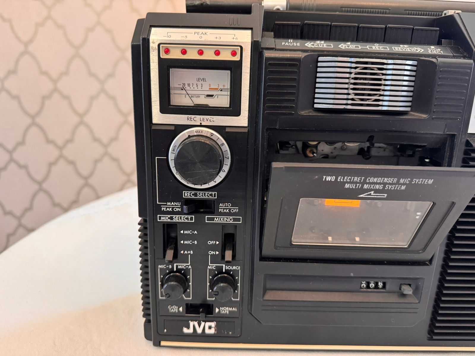 JVC Model No. RC-525L Radio Cassete Recorder