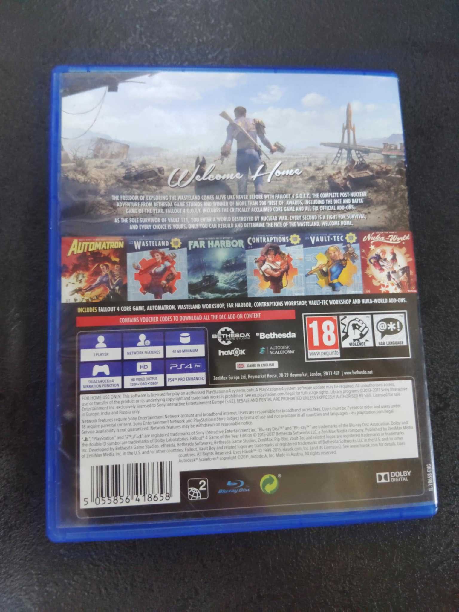 Fallout 4: Game of the Year Edition PS4 GOTY gra po Angielsku