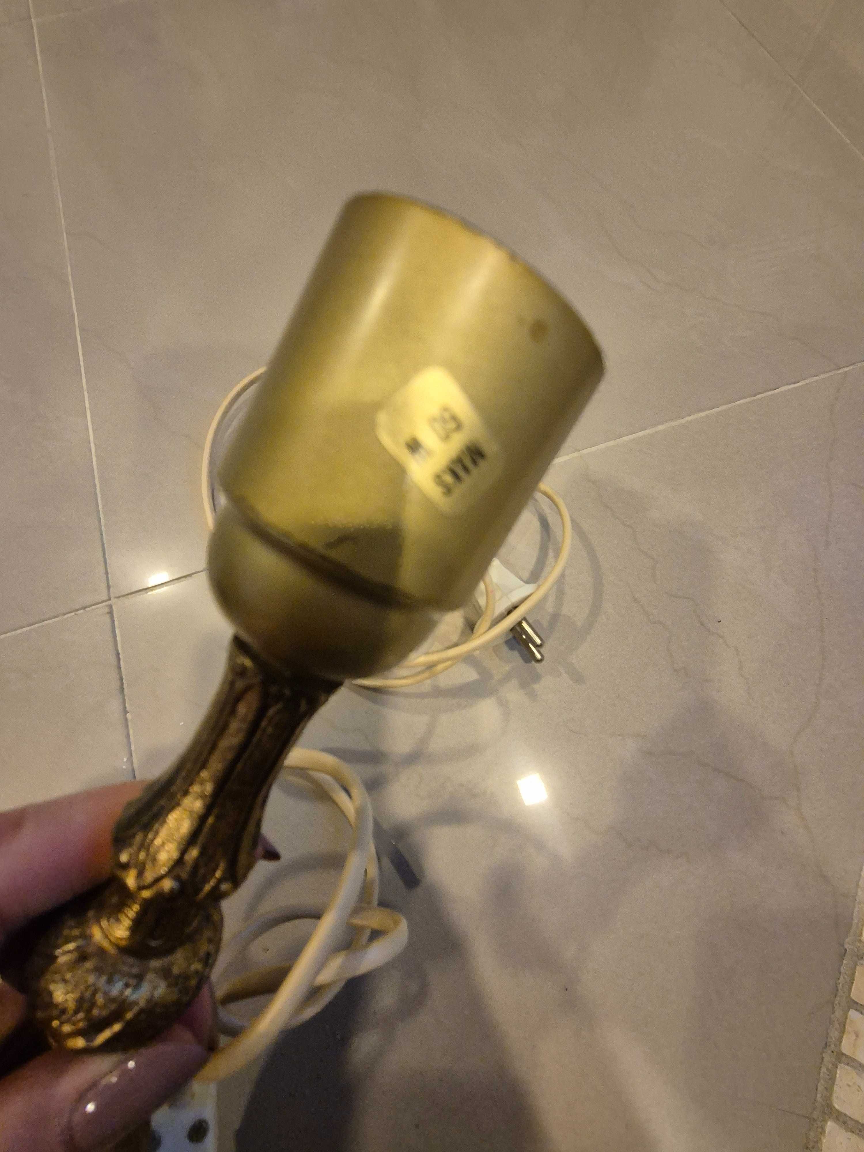 Lampa antyk stara marmur mosiądz