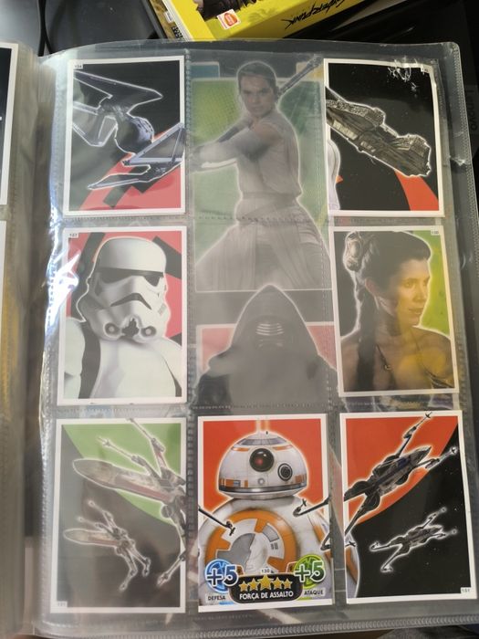 Cartas Star Wars Force Attax da Topps