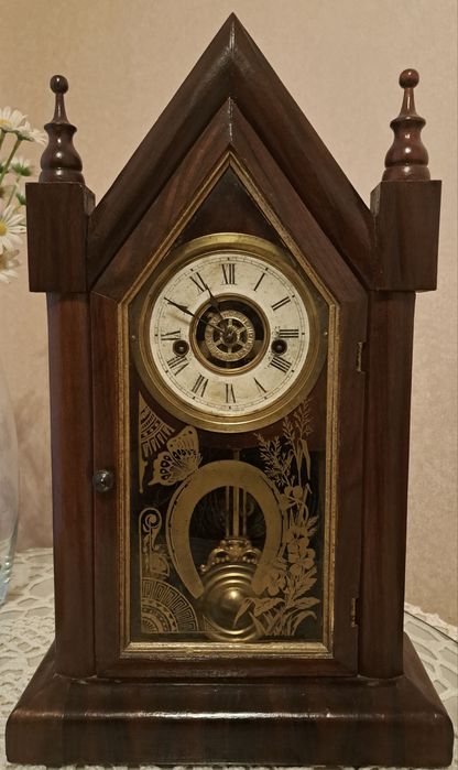 Antiguidade Relógio by Waterbury Clock Company, USA - 1890s