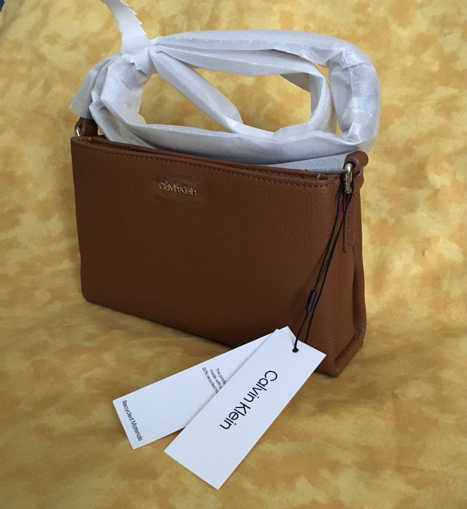 Torebka Calvin Klein cognac crossbody