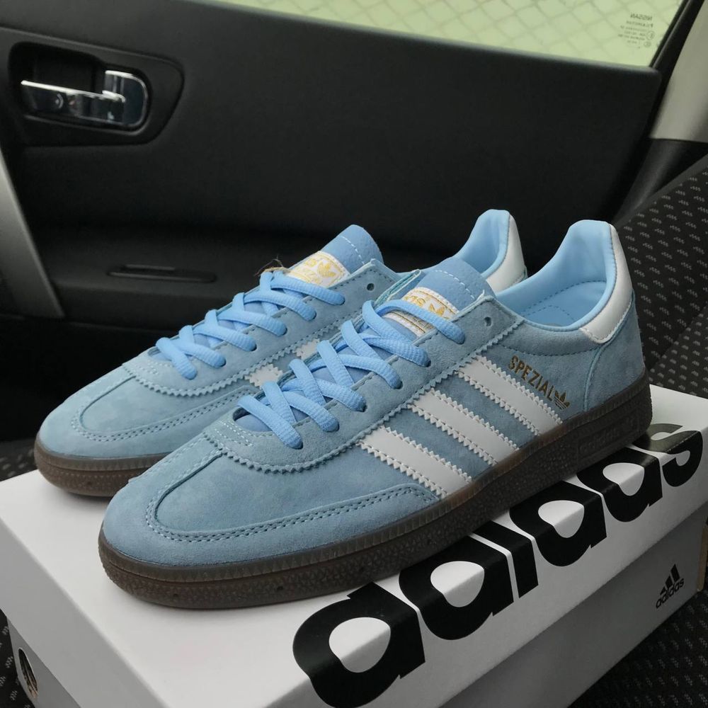 Чоловічі кросівки спезиал блакитні Adidas Spezial Handball blue