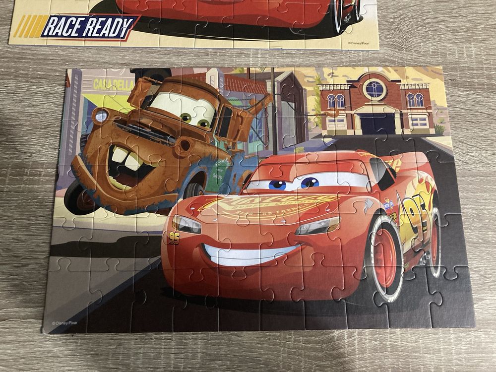 Puzzle 2 x 50 elementów Disney Auta Zygzak McQueen Trefl