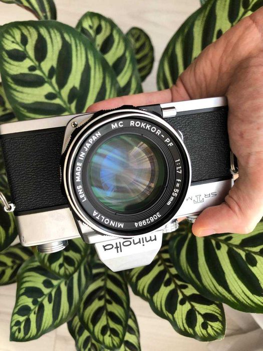 Фотокамера Minolta SRT 101 Обєктив Minolta Rokkor PF MC 55mm 1.7