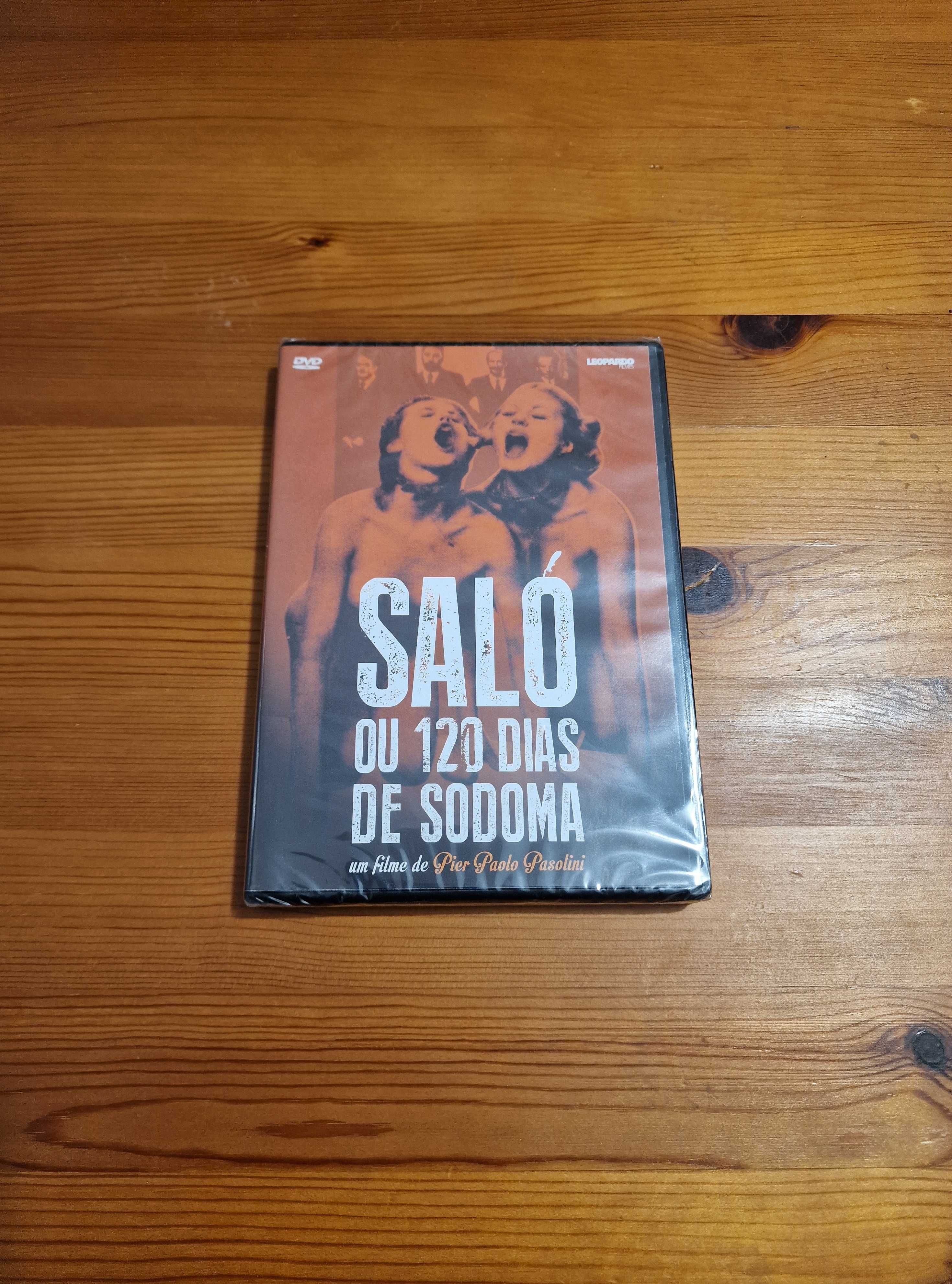 SALÓ ou 120 DIAS de SODOMA (Pier Paolo Pasolini) NOVO/SELADO