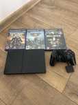 Playstation 2 ps2 gry + pad niesprawny
