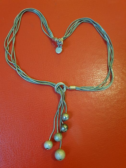 Posrebrzany naszyjnik