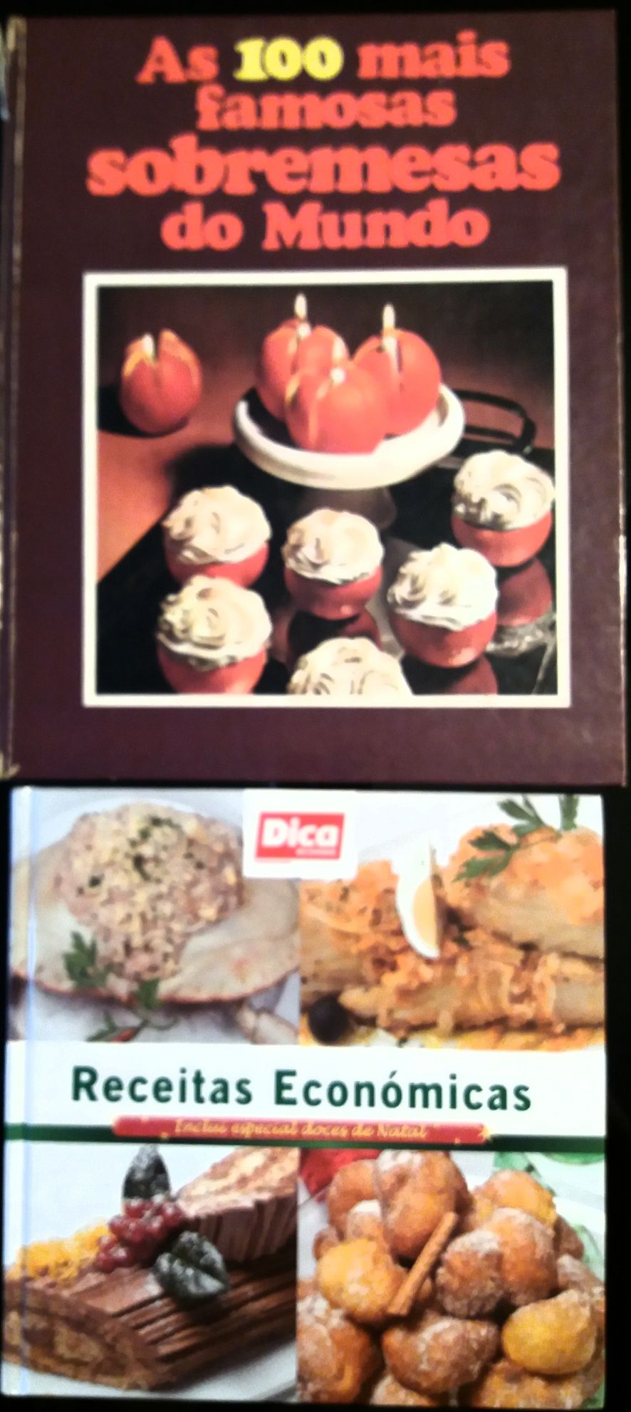 Conjunto de livros de culinária