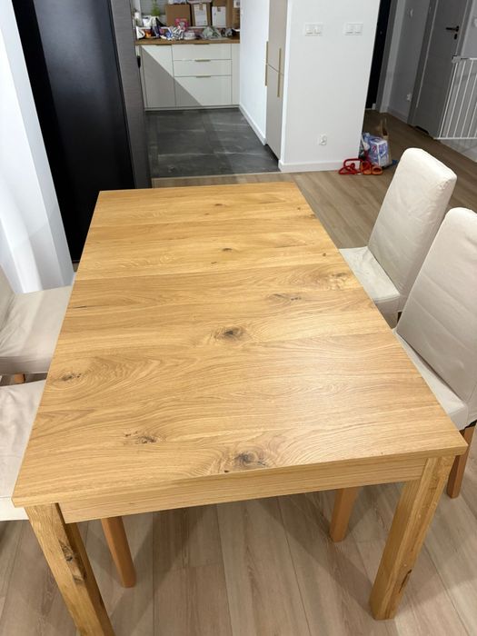 Sprzedam Stół rozkładany - Nowy - Drewniany - NEW oak 100% Drewniany -