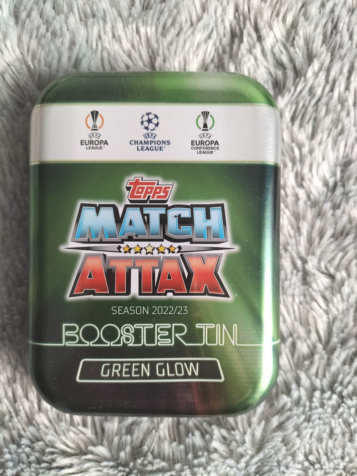 Match attax puszka na karty FIFA panini