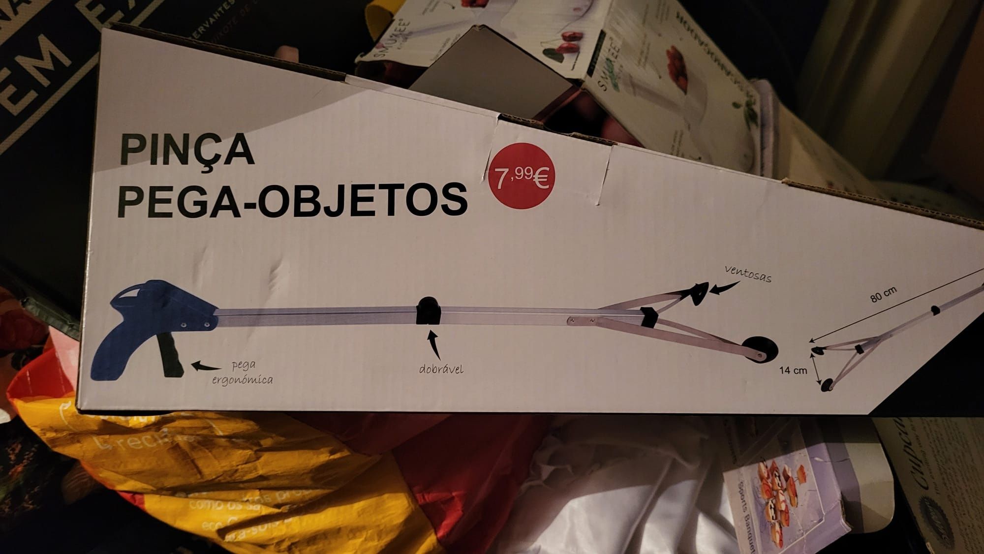 Pinça Pega Objetos