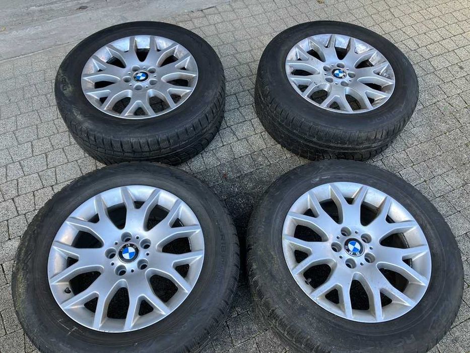 4 Koła zimowe do BMW X5 E70. Opony 255/55/R18 Nokian , rok 2018