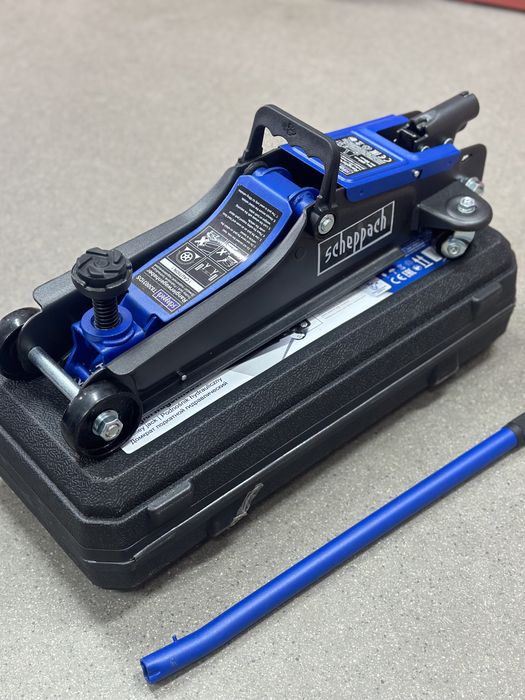 Домкрат підкатний гідравлічний 2.5т (h 90мм-400мм) SCHEPPACH