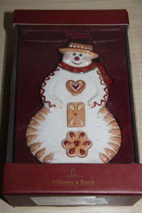 Подсвечник снеговик от villeroy & boch