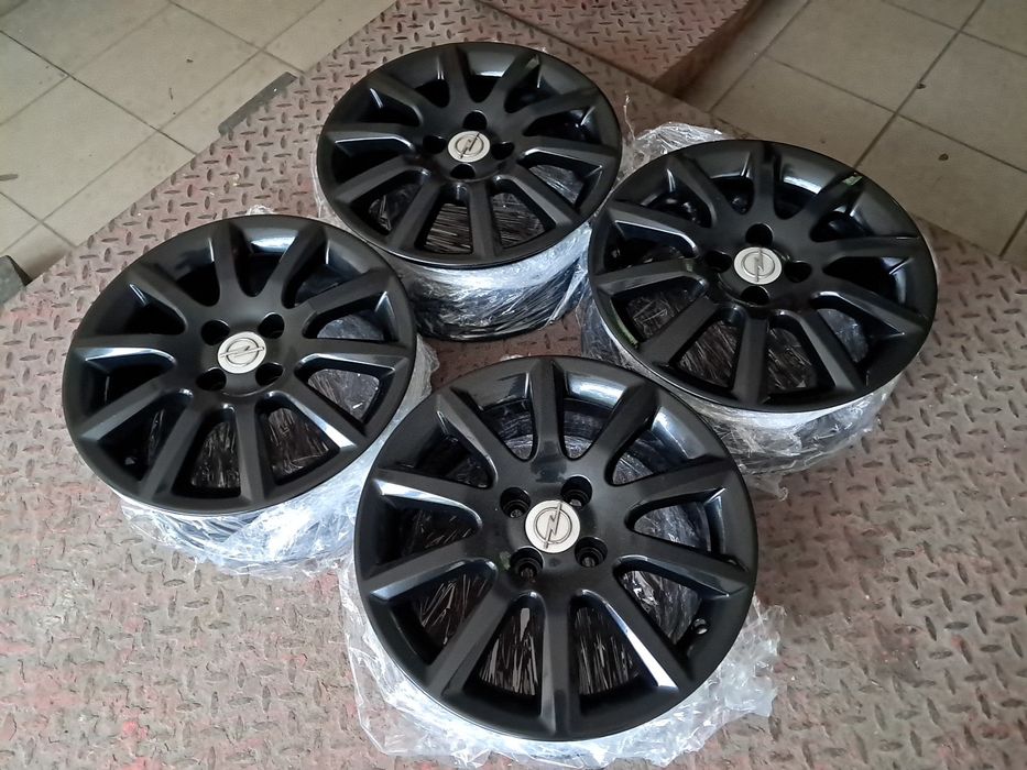 Alufelgi 16 Opel Astra H Corsa D E 4x100 Czarne
