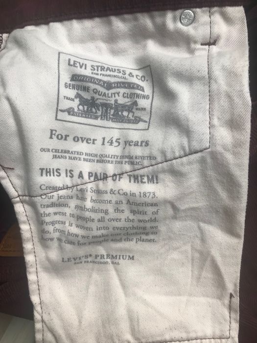 Spodnie marki LEVI STRAUSS rozmiar 36x34 511