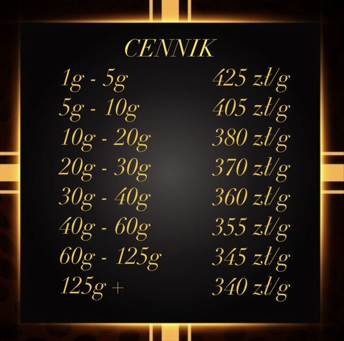 Zlote Łańcuchy Cartier Nowy wyrób