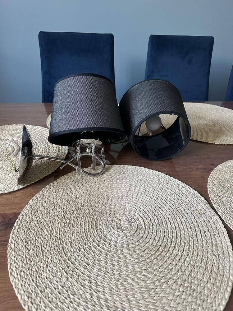 Lampa wisząca i dwa kinkiety
