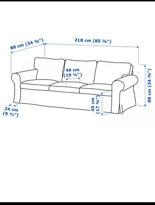 Sofá cama IKEA Branco