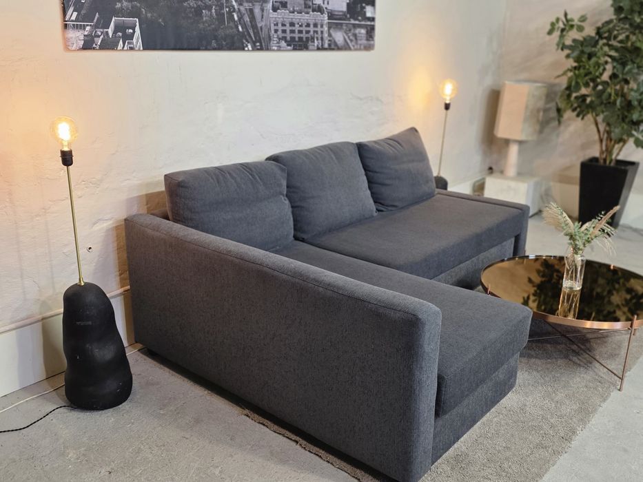 Narożnik IKEA Friheten tkany szary z funkcją spania | Transport GRATIS
