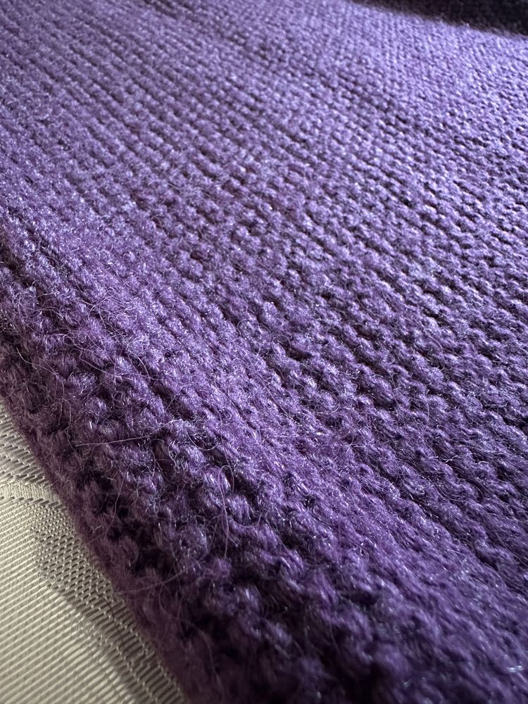Фіолетовий шарф-хомут