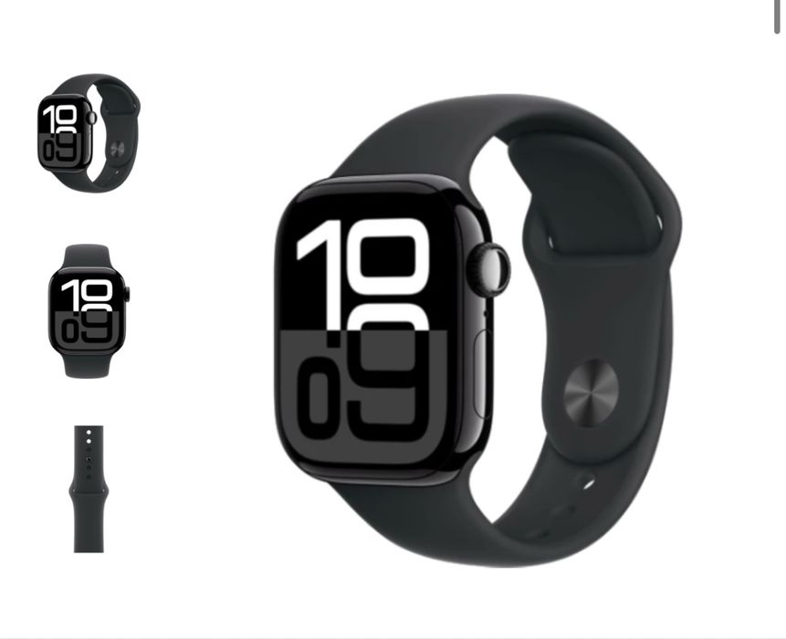 NEW Apple Watch 10 42mm 46mm GPS LTE Jet Black Rose Gold Silver 370$