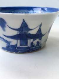 Taça chinesa Cantão,Sec. XIX, para exportação