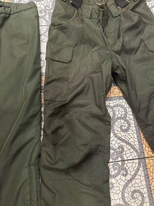 Продаю зимові штани олива ( хакі) подвійні вітровологозахисні