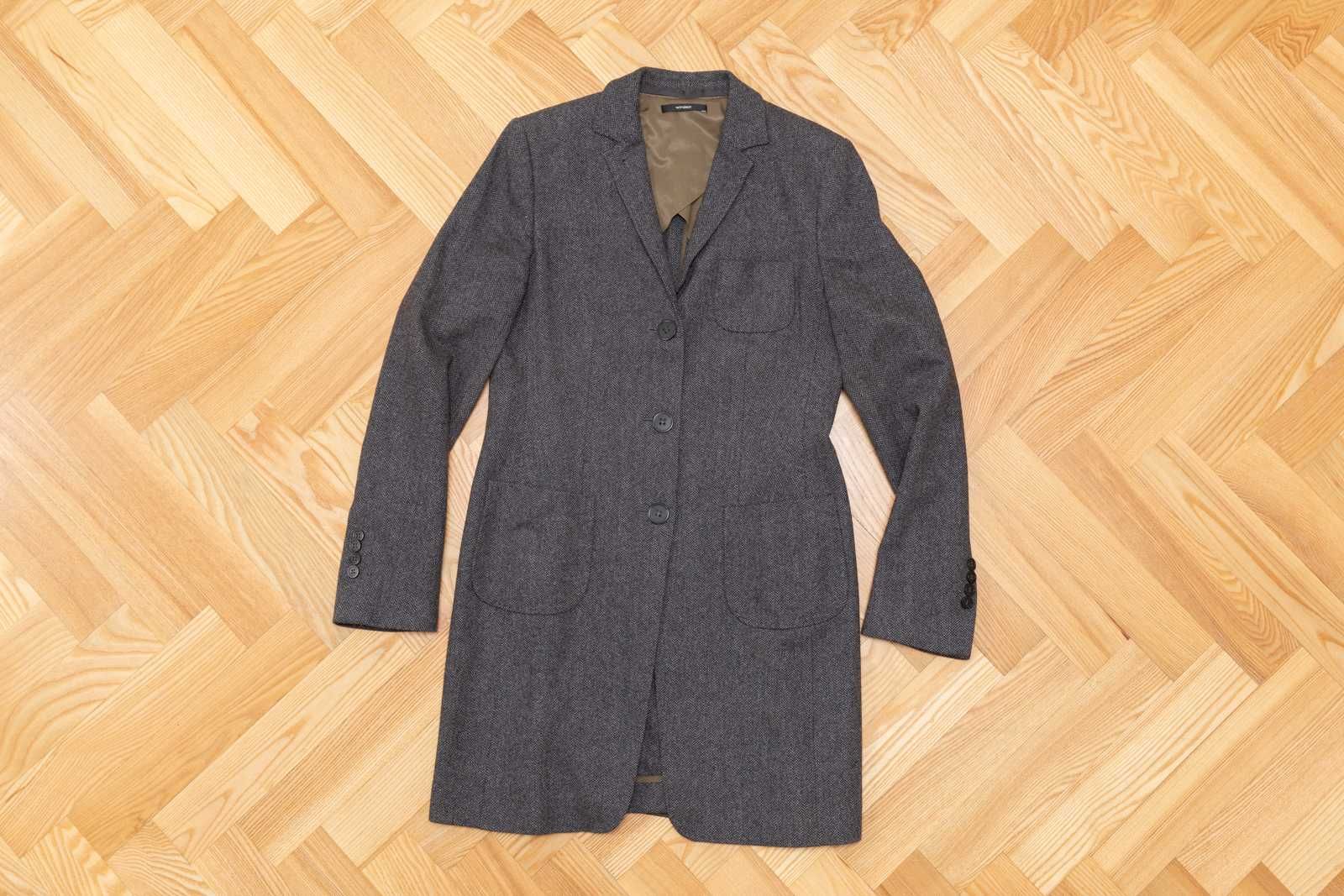 Marynarka Damska Windsor Szara Blezer Elegancka Rozmiar 38 M