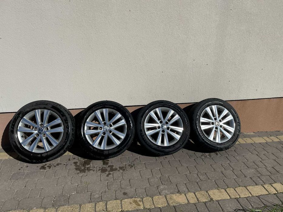 Felgi vw 5x112x16 et50, opony 205/55/16
