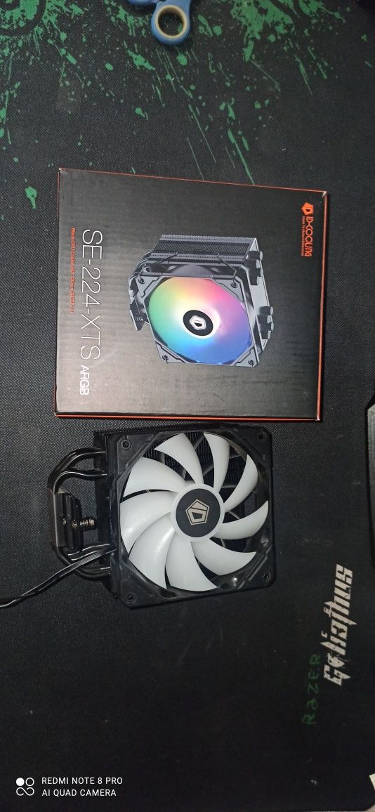 Охлаждение для процессора, башня для процесора,ID-COOLING SE-224-XTS A