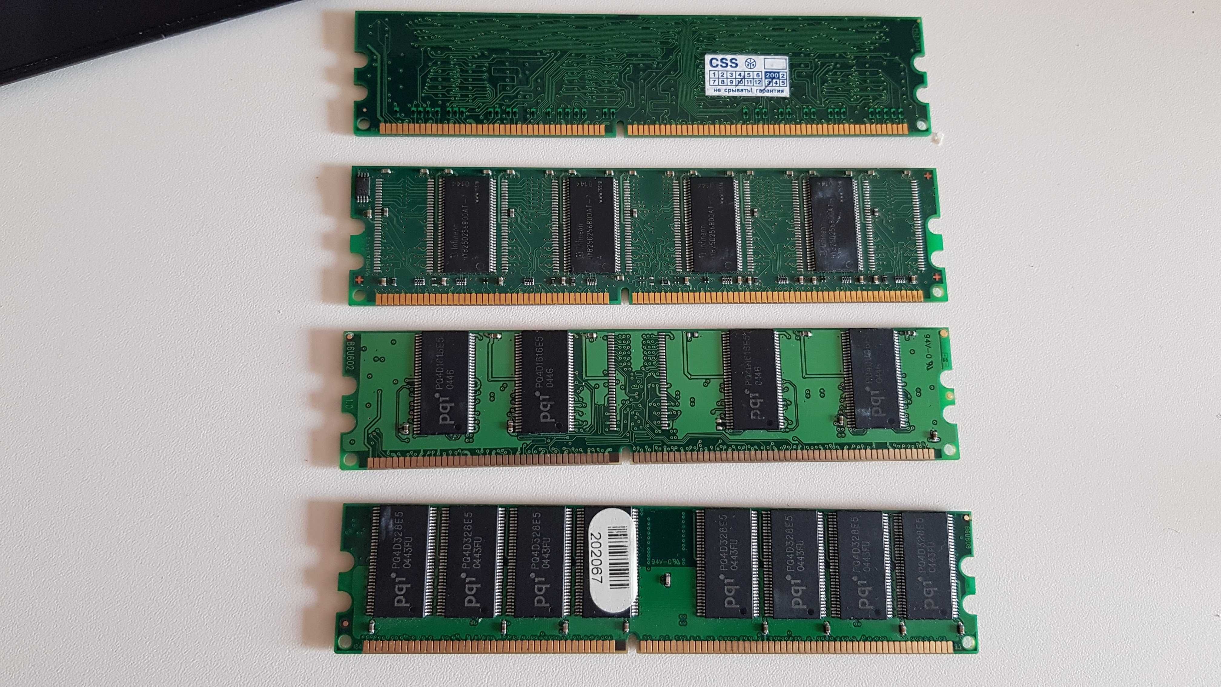 Оперативные платы памяти ddr-3, ddr-2, ddr-400, SODIMM DDR3
