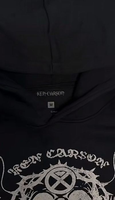 худи Ken Carson Agreat Chaos skeleton M L vetements balenciaga