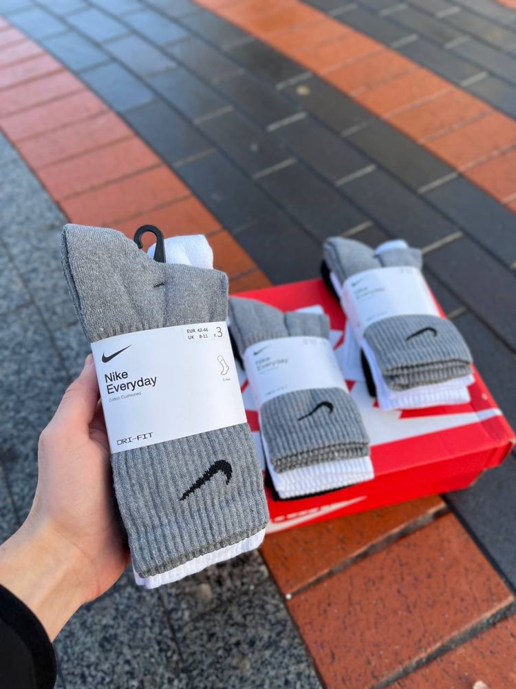 Оригінальні носки Nike мікс шкарпетки 3 пари найк оригінал  Everyday