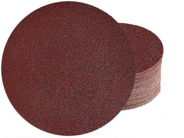 50x Krążki krążek papier ścierny do Szlifowania na rzep fi 125 mm P 80