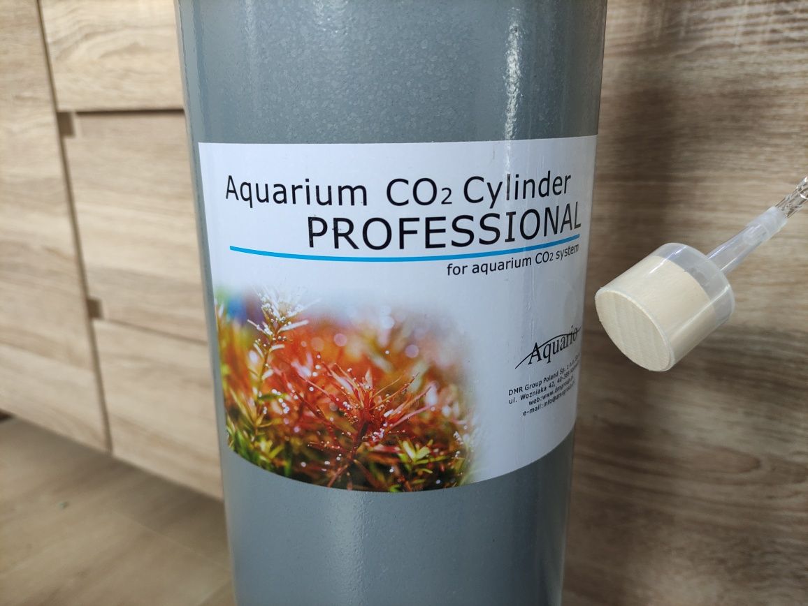 Super zestaw CO2 Aquario 8L pełna butla komplet do akwarium WYSYŁKA