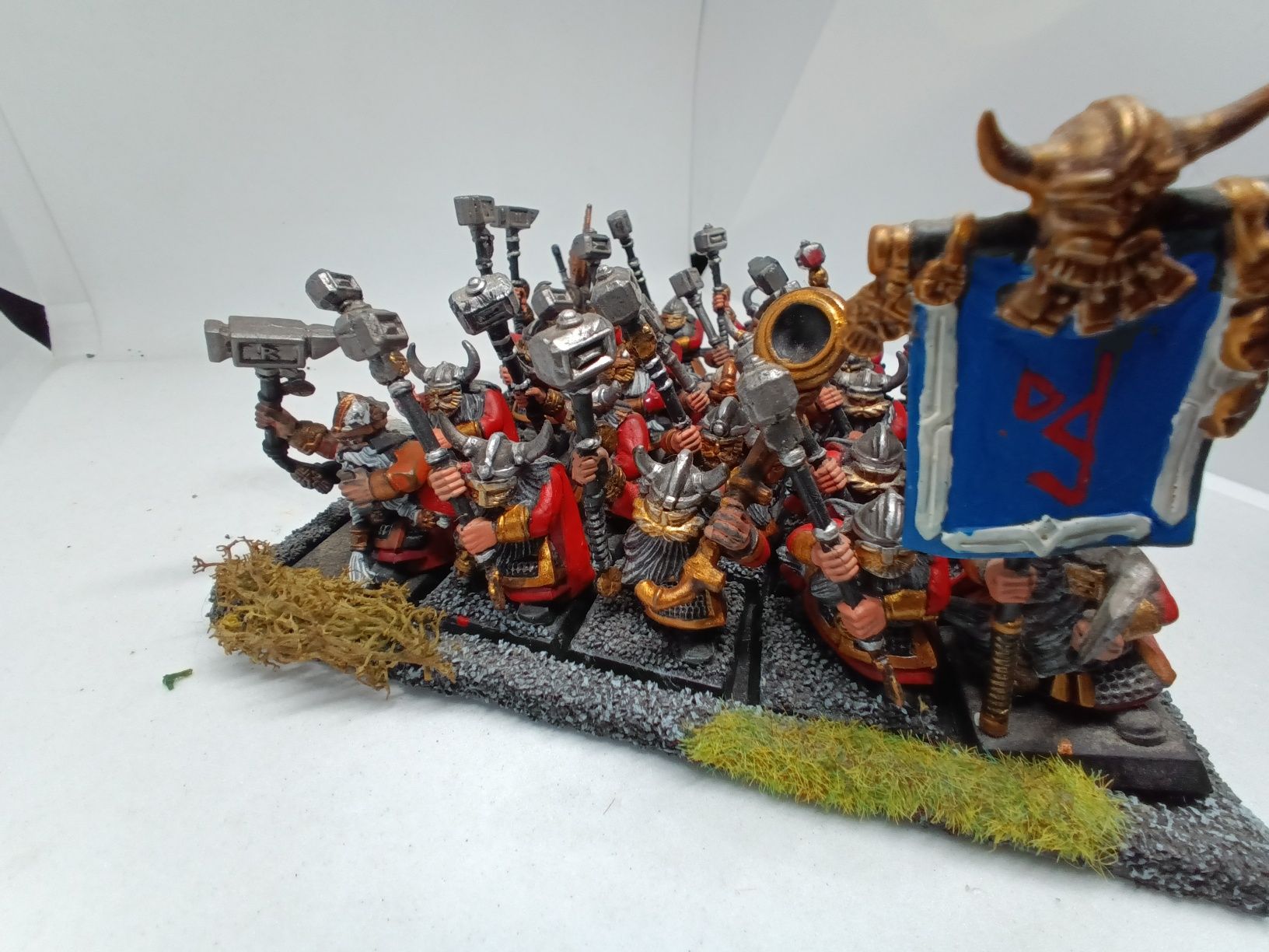 25x Longbeards Dwarfs Warhammer FB The Old World