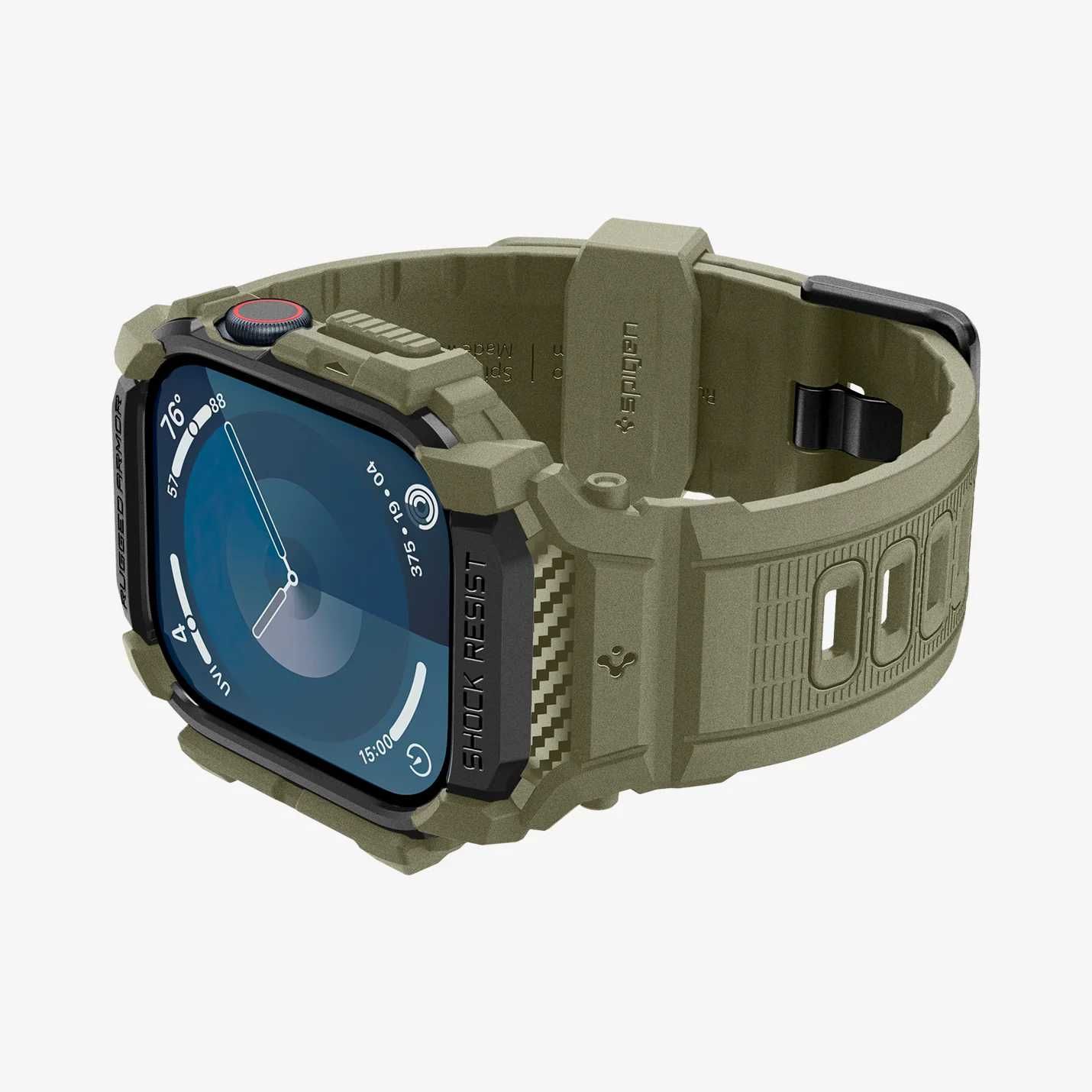 Чехол с ремешком Spigen Rugged Armor Pro для Apple Watch 46 Series 10