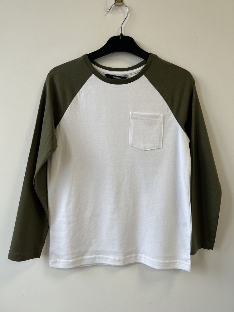 George bluzka dziecięca longsleeve zieleń r.116/122