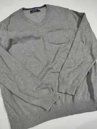 Maine Sweter szary męski Bawełna r. XL