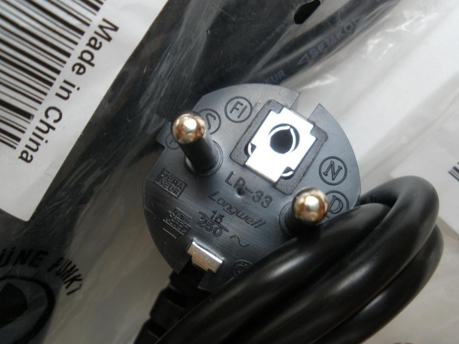 Сетевой кабель питания LS-60 250V 16A шнур разъём тип LP-33 220В