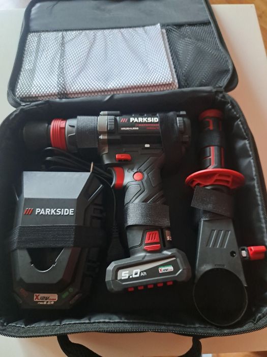Wkrętarko-wiertarka 12v z aku I ładowarką ppbssa 12 a1 parkside perfor